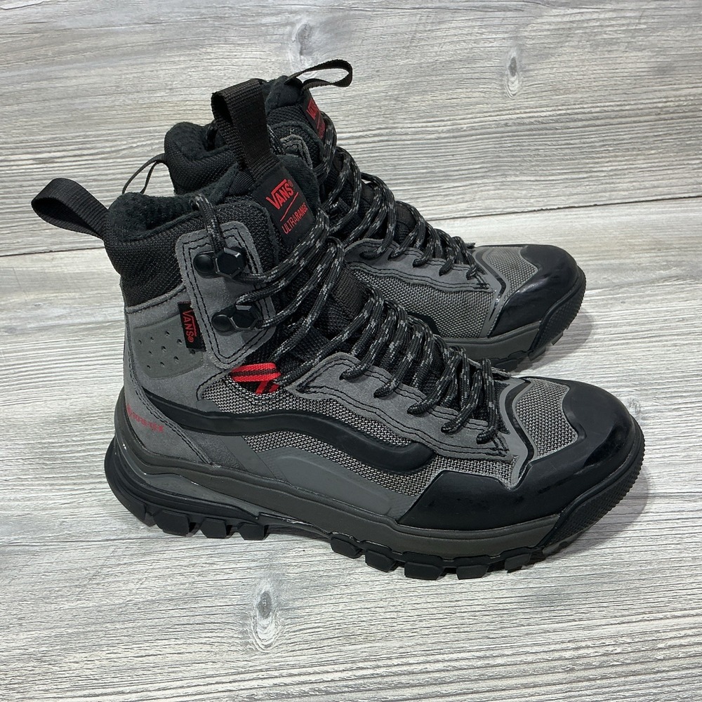 Vans MTE 3 UltraRange EXO Hi GORE-TEX Grey Red Black Boots Women's Size 5
